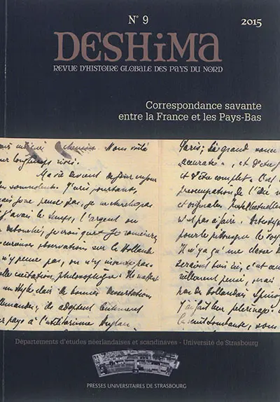 Deshima, n° 9. Correspondance savante entre la France et les Pays-Bas