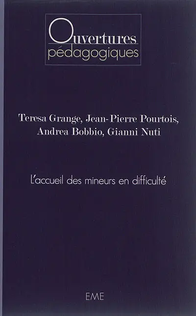 L'accueil des mineurs en difficulté
