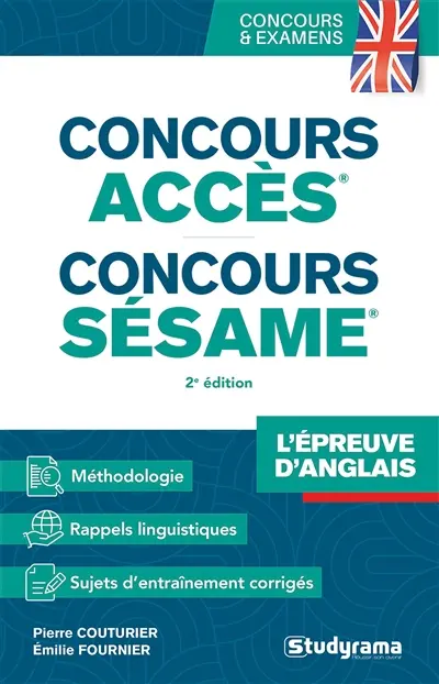 Concours Accès, Concours Sésame : l'épreuve d'anglais
