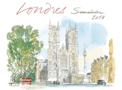 London : desk calendar 2018