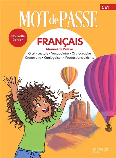 Mot de passe, français, CE1 : manuel de l'élève
