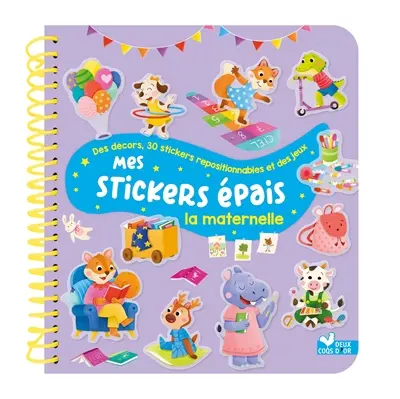 Mes stickers épais : La maternelle