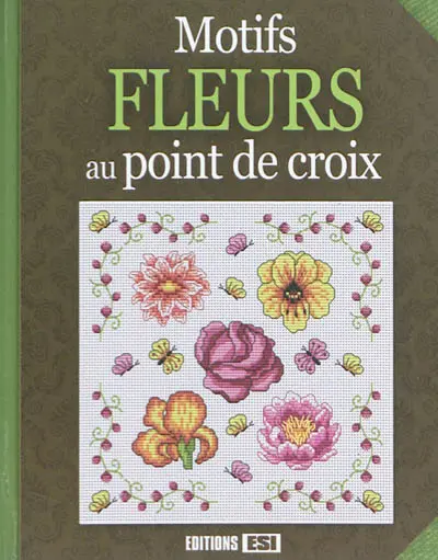 Motifs fleurs au point de croix