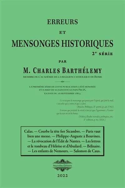 Erreurs et mensonges historiques 2 : Série 2