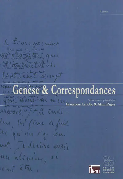 Genèse & correspondances