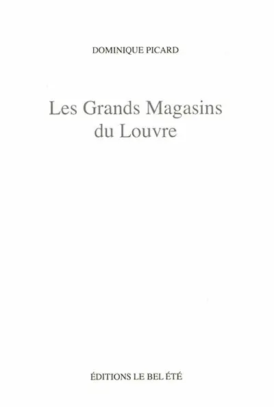 Les grands magasins du Louvre