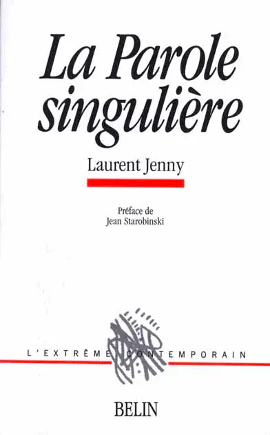 La parole singulière