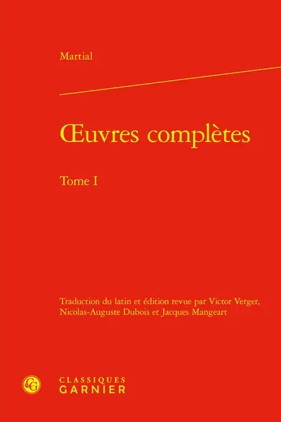 Oeuvres complètes. Vol. 1
