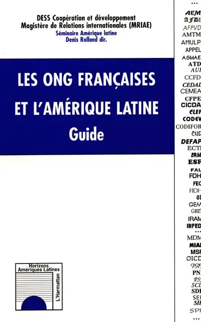 Les ONG françaises et l'Amérique latine : guide