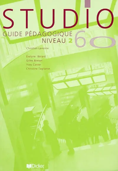 Studio 60, guide pédagogique niveau 2