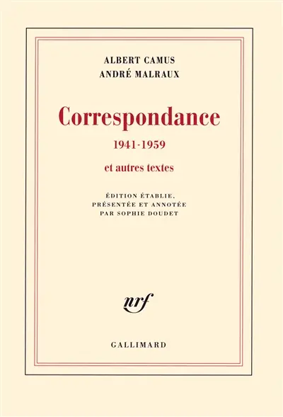 Correspondance, 1941-1959 : et autres textes