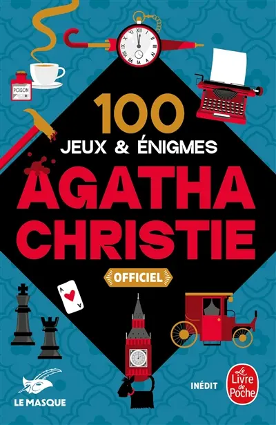100 jeux & énigmes Agatha Christie : officiel