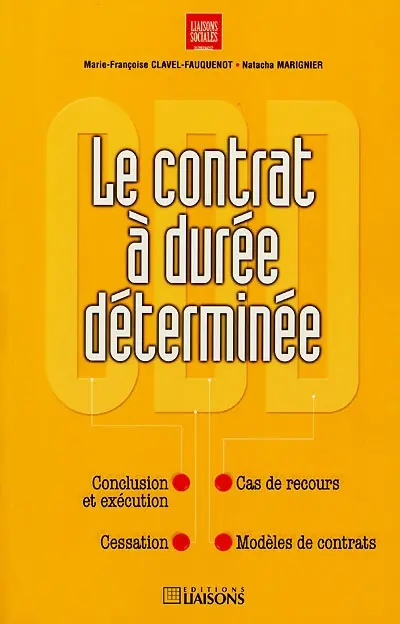 Le contrat à durée déterminée : CDD