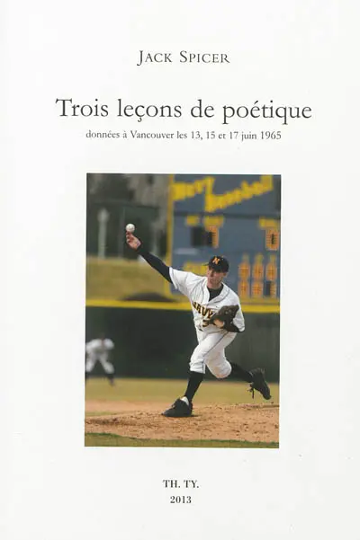 Trois leçons de poétique