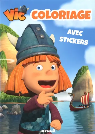 Vic : coloriage avec stickers