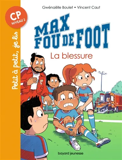 Max fou de foot. La blessure