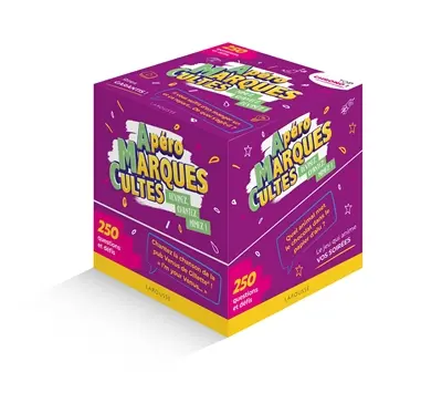 Apéro marques cultes : mimez, chantez, devinez ! : 250 questions et défis