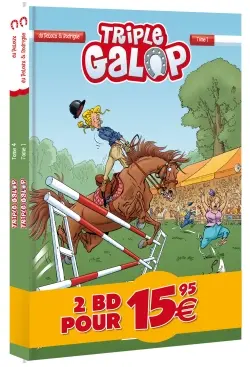 Triple galop : pack découverte : tomes 1 & 4