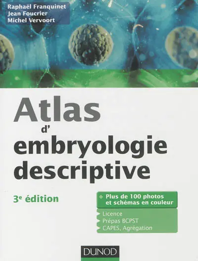 Atlas d'embryologie descriptive