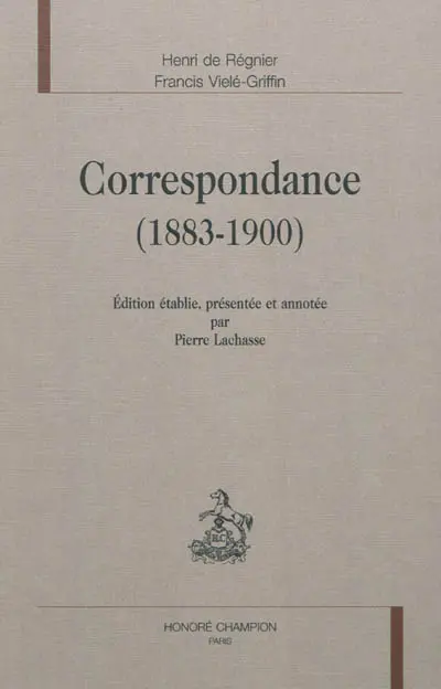 Correspondance : 1883-1900