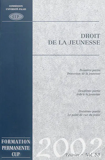 Droit de la jeunesse