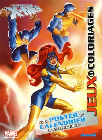 The uncanny X-Men, jeux et coloriages