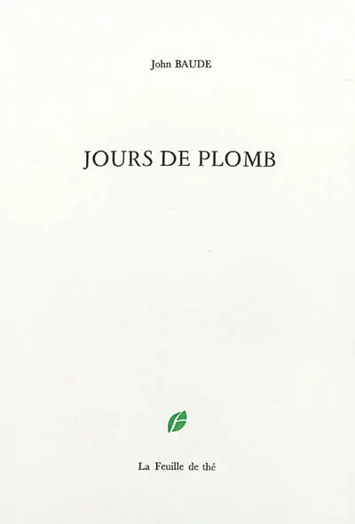 Jours de plomb