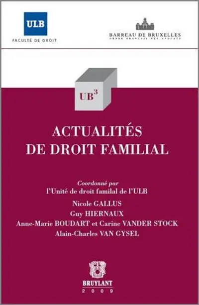 Actualités de droit familial