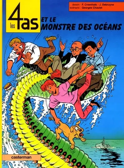 Les 4 as. Vol. 38. Les 4 as et le monstre des océans