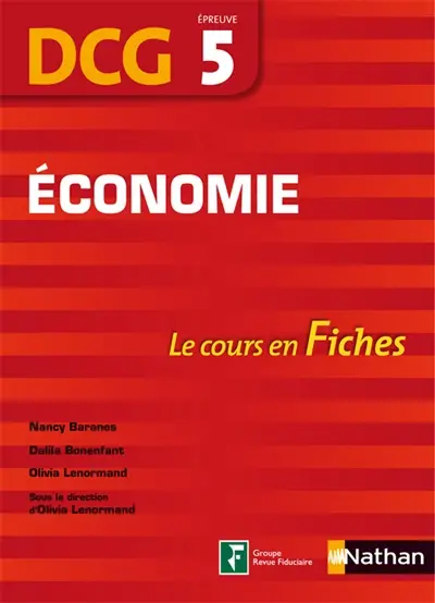 Economie, DCG épreuve 5