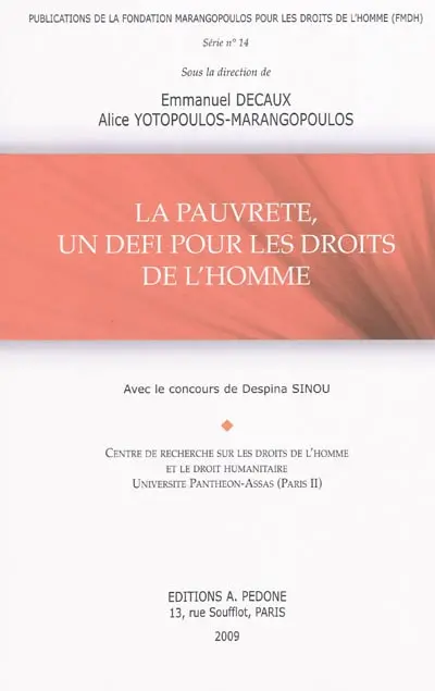 La pauvreté, un défi pour les droits de l'homme