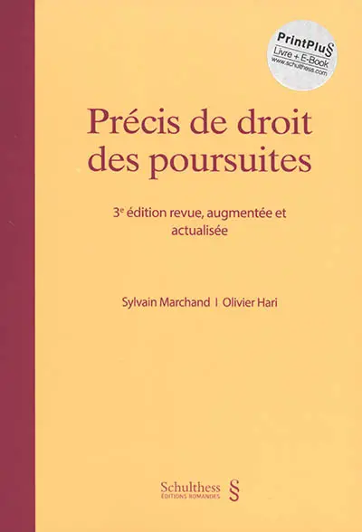 Précis de droit des poursuites
