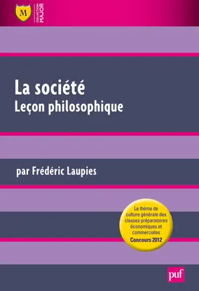 La société : leçon philosophique : concours 2012