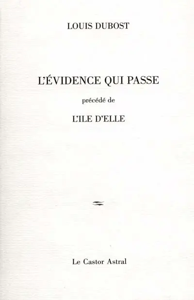 L'évidence qui passe