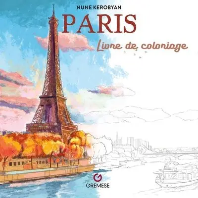 Paris : livre de coloriage