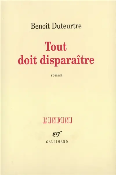 Tout doit disparaître