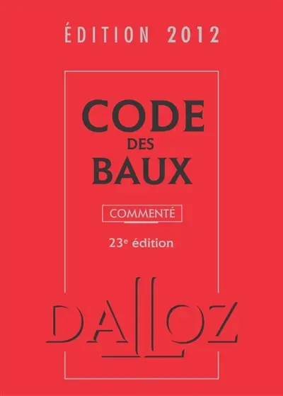Code des baux 2012