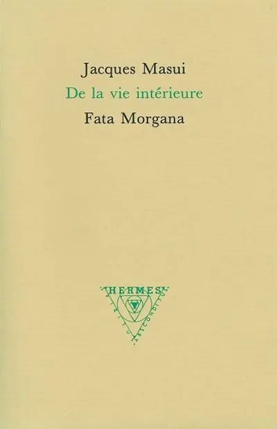 De la vie intérieure