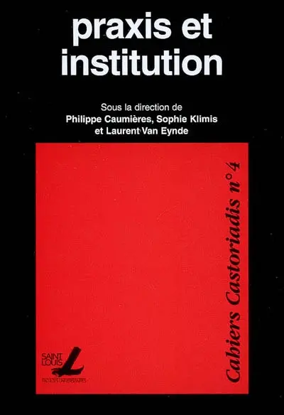 Praxis et institution