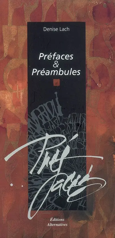 Préfaces & préambules