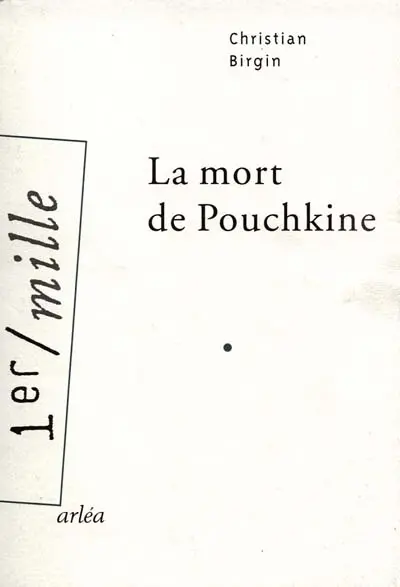 La mort de Pouchkine