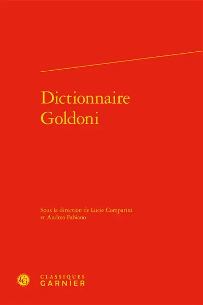 Dictionnaire Goldoni