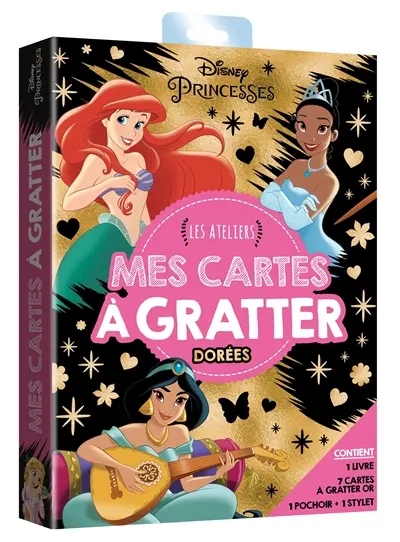 Princesses : mes cartes à gratter dorées