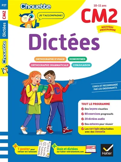 Dictées CM2, 10-11 ans