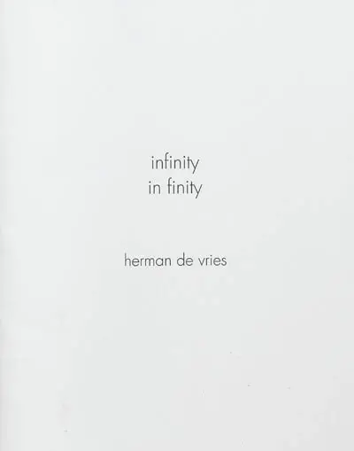 Infinity in finity