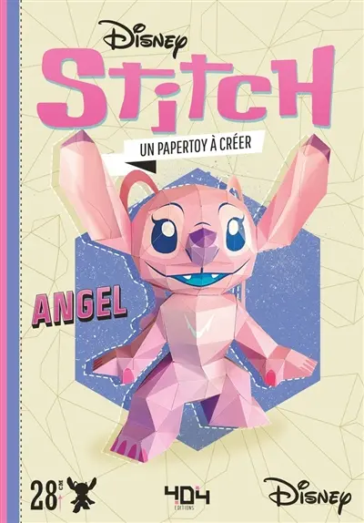 Stitch : Angel : un papertoy à créer