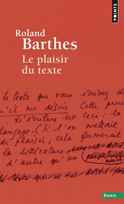Le plaisir du texte