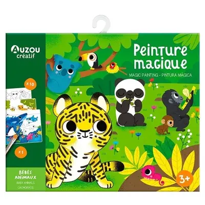 Bébés animaux : ma peinture magique. Baby animals : magic painting. Cachorros : pintura magica