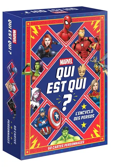 Qui est qui ? : l'encyclo des persos : 60 cartes personnages