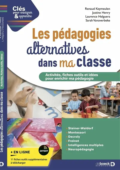 Les pédagogies alternatives dans ma classe : activités, fiches outils et idées pour enrichir ma pédagogie